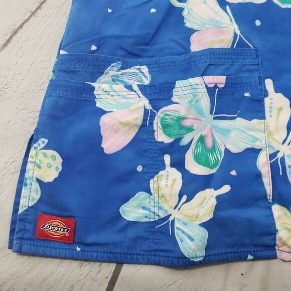 Dickies Top Size Small Womens Scrub Top Uniform - Picture 3 of 4